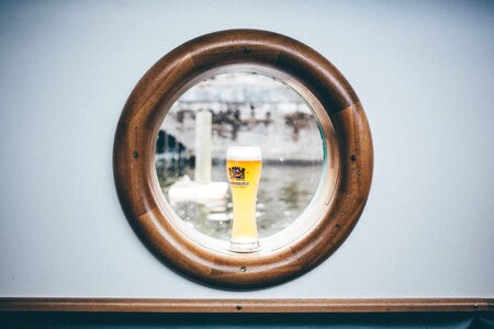 Vessel window frame window view