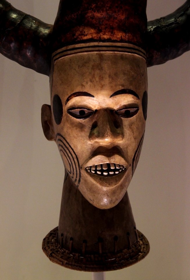 British Museum Room 25 Mask Ekoi people Detail 17022019 5019
