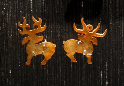 British Museum Chinese jade Western Zhou dynasty Stag pendants 11022019 1529