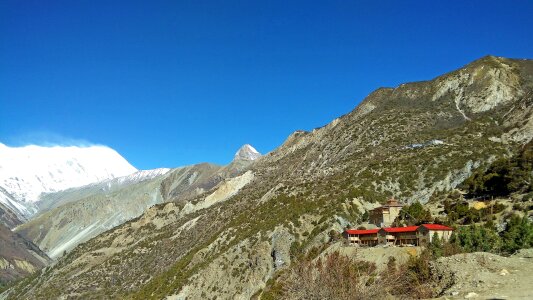 Nepal landscape nepal buddhist gumba