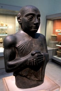 British Museum Middle East 14022019 ME 122910 Statue of Gudea 2 3691