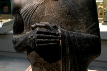 British Museum Middle East 14022019 ME 122910 Statue of Gudea 7 Hands 3703