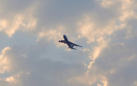 British Airways 747 over Federal Way, WA