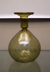 British Museum Roman Empire 18022019 Glass bottle from Egypt 5846 photo