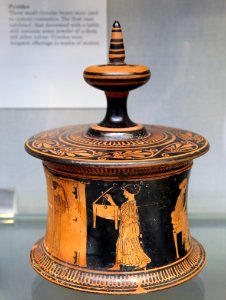 British Museum Room 20a Pyxis Women at home 19022019 6570