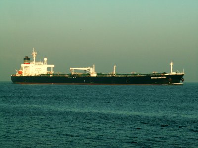 BRITISH HAWTHORN - IMO 9247780 - Callsign VQFV3 p1 approaching Port of Rotterdam, Holland 09-Jan-2006