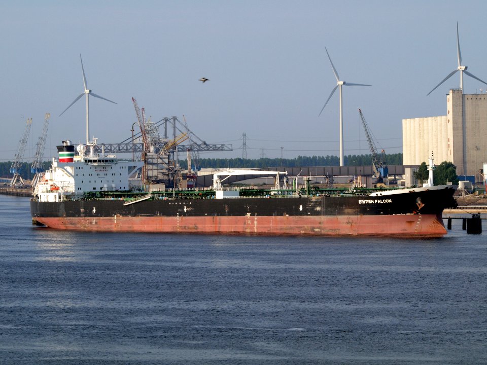 British Falcon - IMO 9297369 - Callsign MGRL8 Pict2 05July2009, Port of Rotterdam