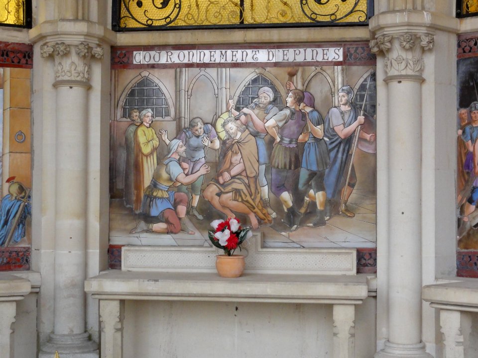 Bruley (Meurthe-et-M.) chapelle du Rosaire, mystère 08