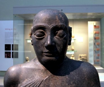 British Museum Middle East 14022019 ME 122910 Statue of Gudea 1 3689