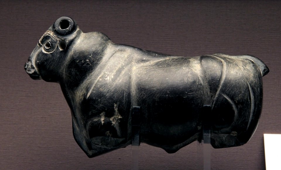 British Museum Middle east 14022019 Stone bull Southern Irak Late Uruk period ME 116686 3662