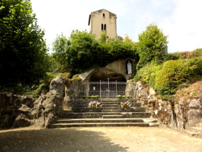 Bruley (Meurthe-et-M.) grotte de Lourdes (nouvelle grotte) et chapelle Saint-Martin