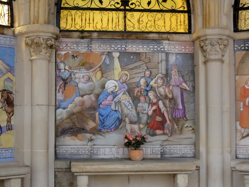 Bruley (Meurthe-et-M.) chapelle du Rosaire, mystère 03