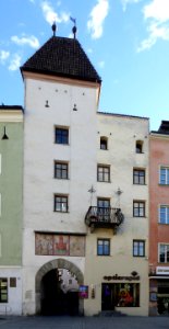 Bruneck, Florianitor, Feldseite, 1