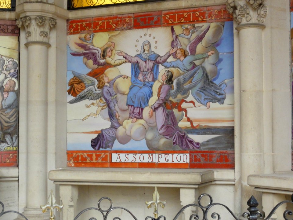 Bruley (Meurthe-et-M.) chapelle du Rosaire, mystère 14