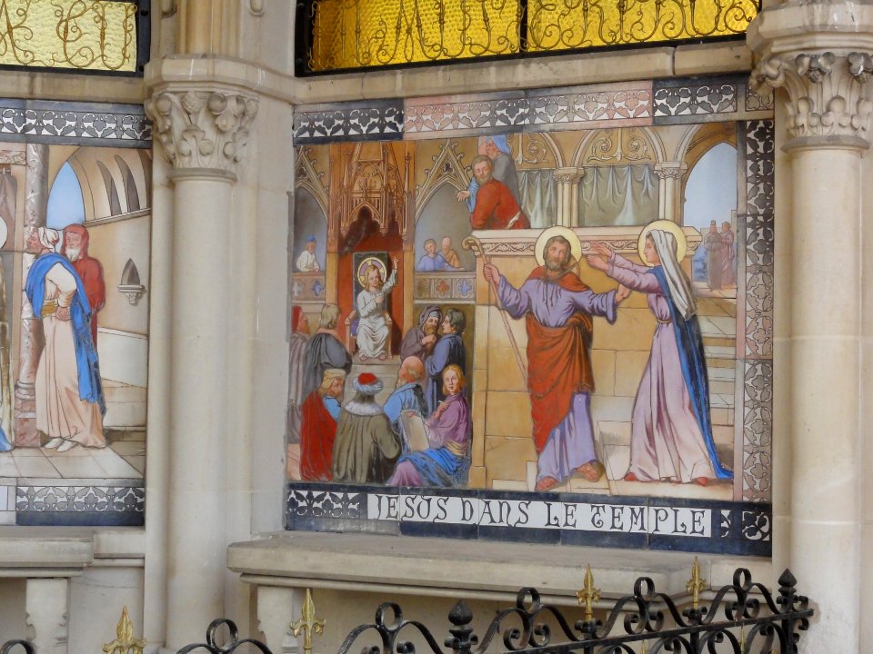 Bruley (Meurthe-et-M.) chapelle du Rosaire, mystère 05