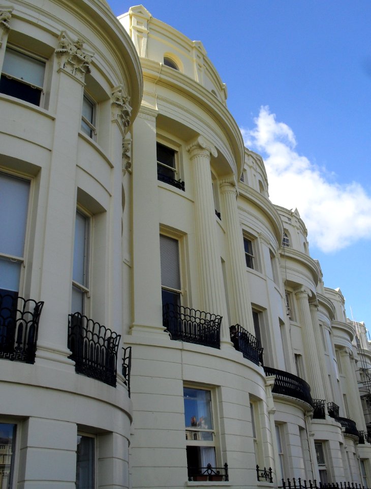 Brunswick Square (detail of façades), Brunswick Town, Hove (August 2010)