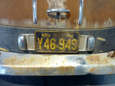 Bruhn-Horch US-Nummernschild