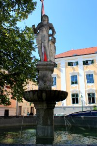 Brunnen Hauptplatz Ybbs