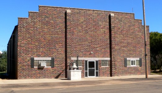 Brunswick, Nebraska auditorium-library