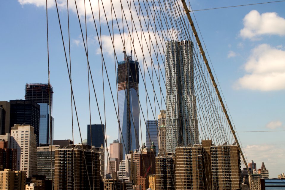 Brooklyn Bridge One World Trade Center