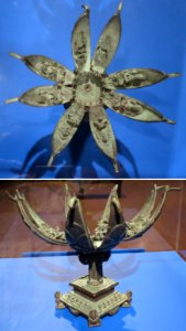 Bronze lotus mandela with Eight Mothers from Nepal, 18th century, Norton Simon 