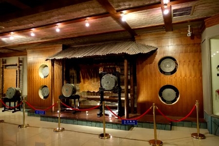Bronze drums - Sichuan University Museum - Chengdu, China - DSC06221
