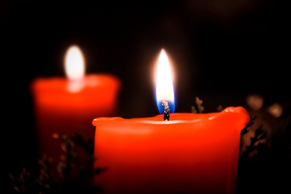 Christmas time light candlelight