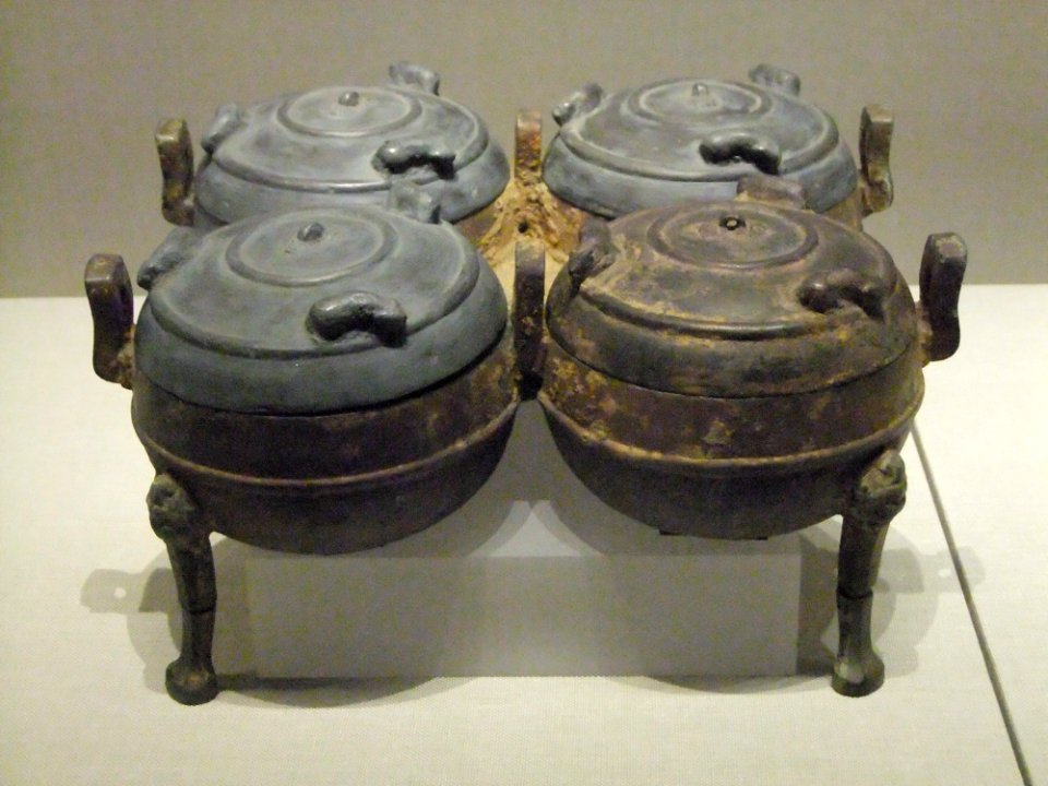 Bronze Ding , Warring States, Anhui Museum