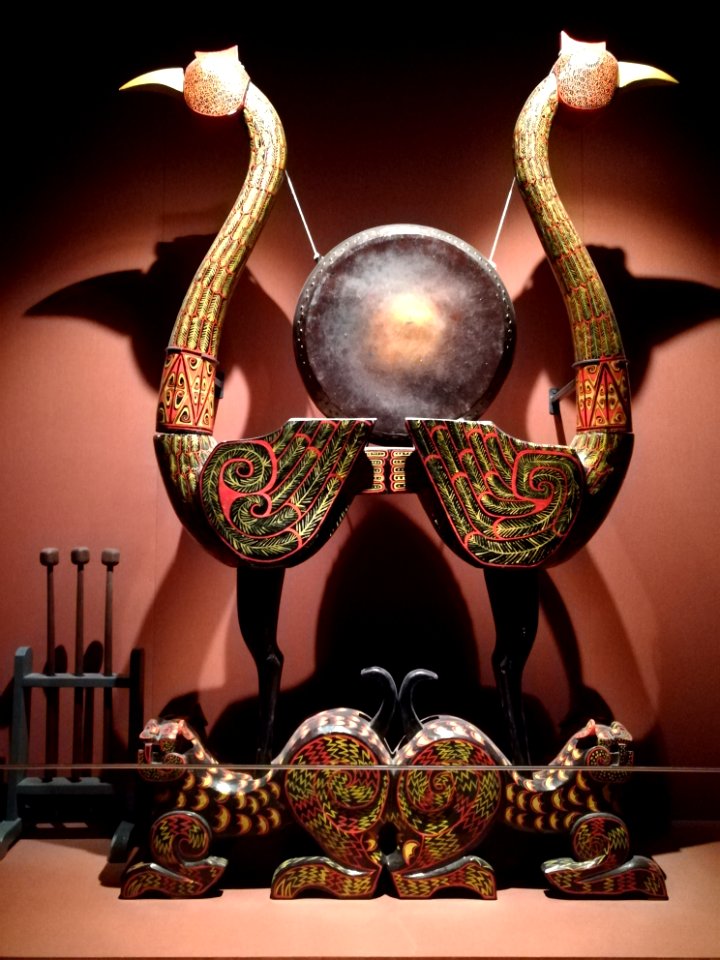 Bronze drum, Spring and Autumn period to Warring States, Hunan Museum