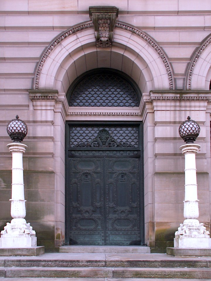 Bronze Door, Carnegie Institute, Oakland, Pittsburgh, 2020-02-24, 01