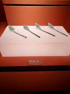 Bronze soup spoons, Warring States, Hunan Museum