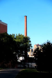 Brooklyn Hospital Center smokestack, Oct 2017