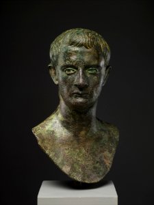 Bronze bust of Caligula