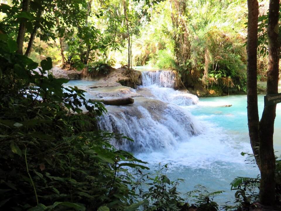 Cascade fall waterfall