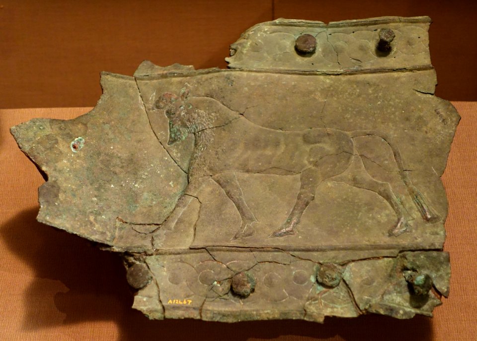 Bronze bands - Nabu Temple, Khorsabad - Oriental Institute Museum, University of Chicago - DSC07568
