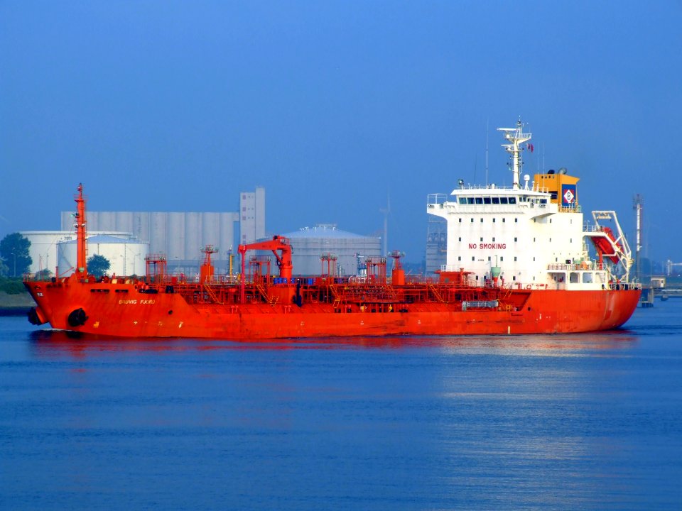 Brovig Fjord IMO 9308900 at the Calland canal, Port of Rotterdam, Holland 03-Jun-2007