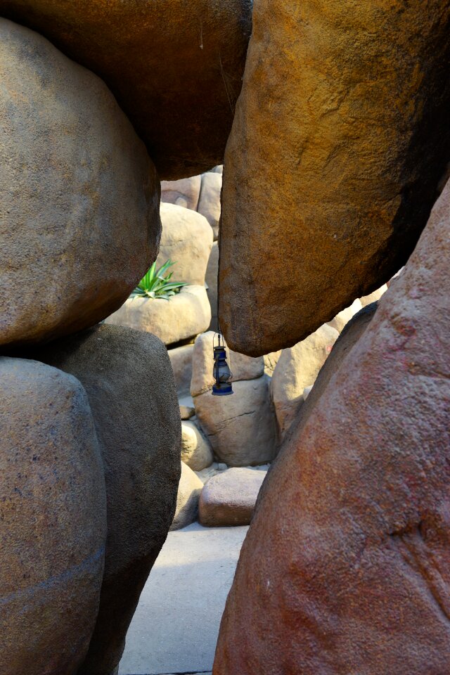 Dry rock landscape