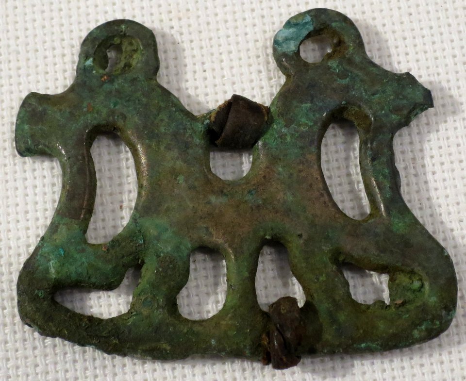 Bronze adornment of the Chud people, Solovetsky Monastery I