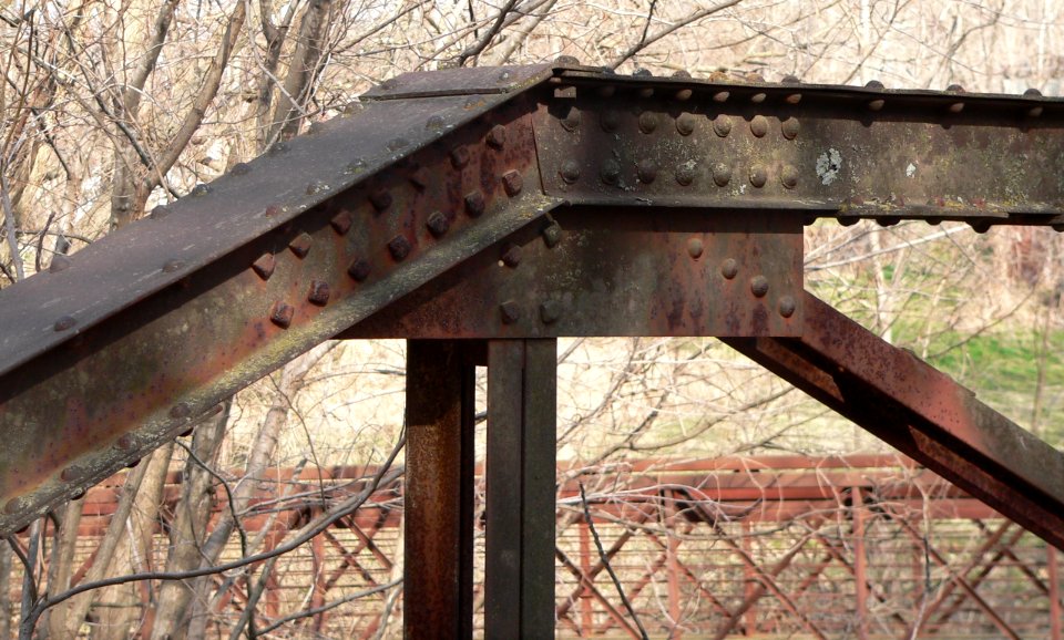 Brownville, Nebraska 3rd Street bridge detail