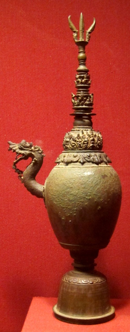 Bronze container, Java, Majapahit, 13th-15th century, Honolulu Museum of Art