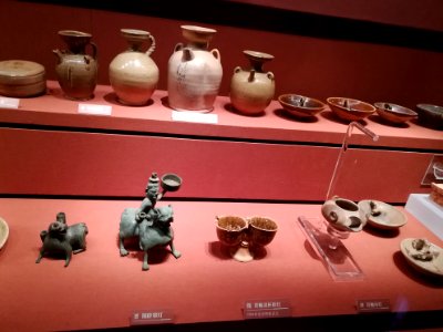 Bronze lamps, Jin, Sui and Tang dynasties, Hunan Museum