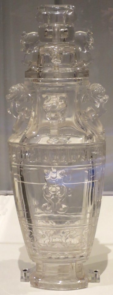 Bronze-form jar with cover from China, Qing, Dayton Art Institute