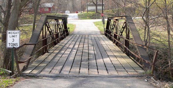 Brownville, Nebraska 3rd Street bridge from N