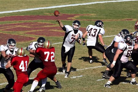 Quarterback sport ball photo