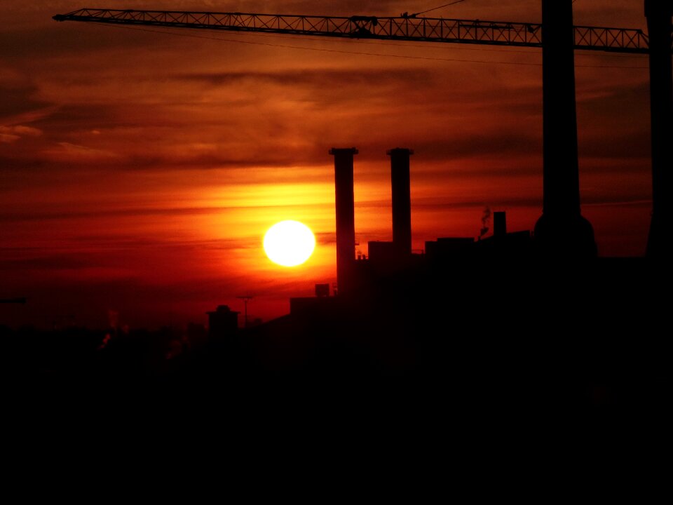 Industry crane site
