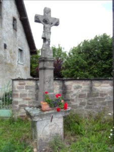 Brouviller (Moselle) croix de chemin 04