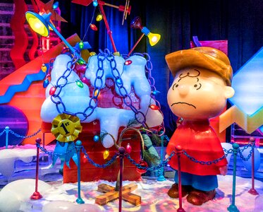 Cartoon character peanuts holiday photo