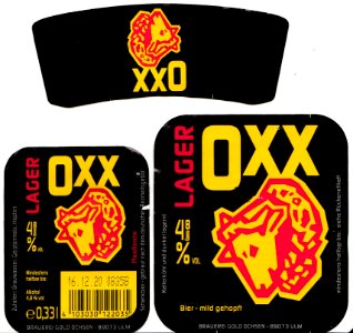 Brauerei Gold Ochsen - Oxx Lager