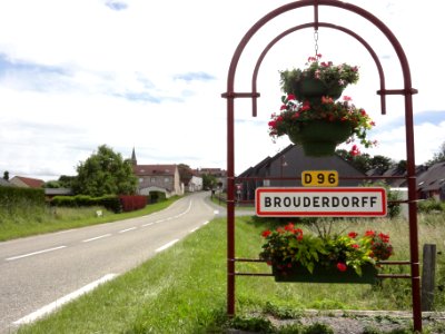 Brouderdorff (Moselle) entrée