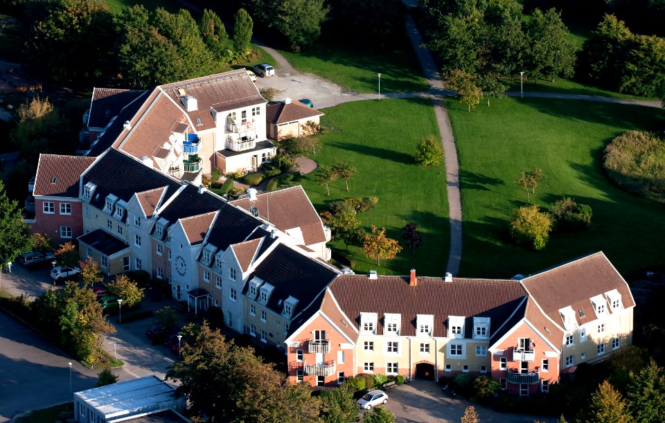 BRF Centrumgården–flygbild 06 september 2014